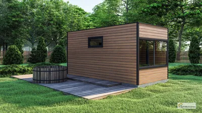 Мини баня для дачи 6х3м Gartensauna-6 под ключ от производителя  (ID#1513919130), цена: 324000 ₴, купить на Prom.ua