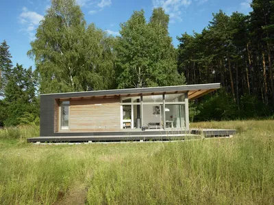 Мини-дом, который в окружении природы кажется большим | design.by