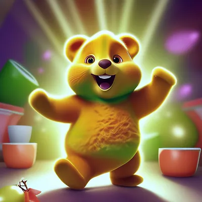 Мишка Гумми Гуммибер Gummy Bear со звуковыми эффектами | Играландия -  интернет магазин игрушек