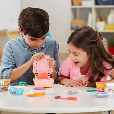 Hasbro Play-Doh Art.F1259 Dr.Drill N Fill Мистер Зубастик набор пластилина  купить по выгодной цене в BabyStore.lv