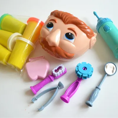 Игровой набор стоматолог для лепки с пластилином \"Мистер Зубастик\" - купить  с доставкой по выгодным ценам в интернет-магазине OZON (552381972)
