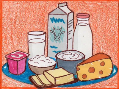 Молочные продукты картинки для детей - 48 фото