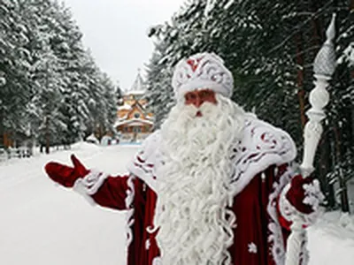 дед мороз смотрит в камеру в снежный день, прикольная картинка с дедом  морозом, Санта Клаус, рождество фон картинки и Фото для бесплатной загрузки