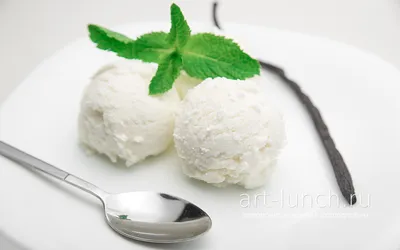Ванильное мороженое (без мороженицы) пошаговый рецепт с фото