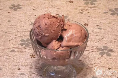 Пломбир без сливок с шоколадной крошкой (+видео). Домашнее мороженое. -  пошаговый рецепт с фото на Готовим дома