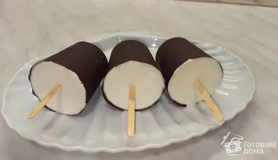 Домашнее мороженое пломбир в шоколаде - пошаговый рецепт с фото на Готовим  дома