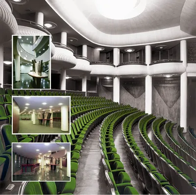 Схема зала Международного Дома Музыки, план зрительских мест