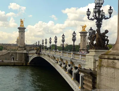Мост Александра 3 - один из самых красивых мостов в Париже. Photographer  Sergey Kichuk