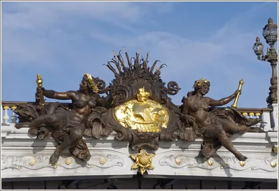 Мост Александра III и грандиозное Palais в Париже Стоковое Изображение -  изображение насчитывающей карно, франция: 36665607
