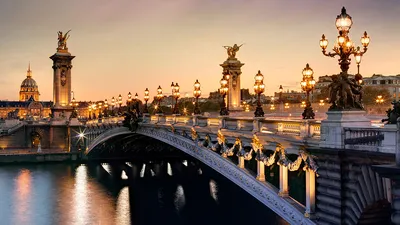 Мост Александра III в Париже - EUROMAPA