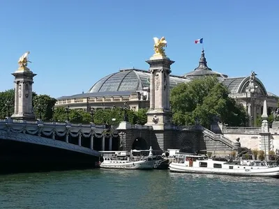 Картина на холсте Мост Александра III и дом инвалидов. Париж. Франция: -  Арт. 080432 | Купить в интернет-магазине - Уютная стена