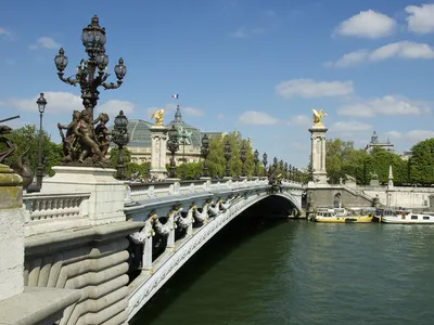 Мост Александра 3 - один из самых красивых мостов в Париже. Фотограф Сергей  Кичук