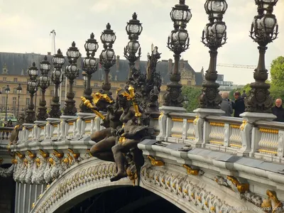 Мост Александр III в Париже : самый красивый мост столицы / Франко-Русский  Союз / Троицкий Мост - YouTube