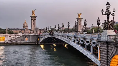 Мост Александра III в Париже (Pont Alexandre III)