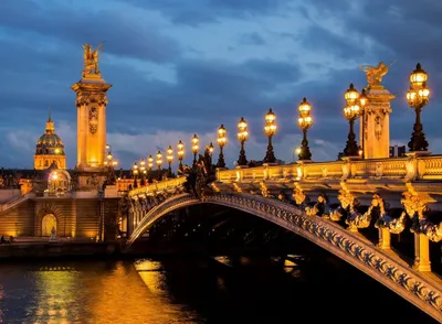 Мост Александра III в городе Париж