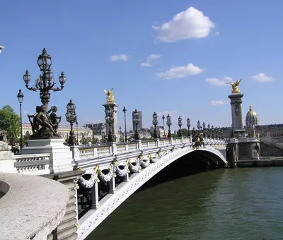 Мост Александра III (Pont Alexandre III) в Париже