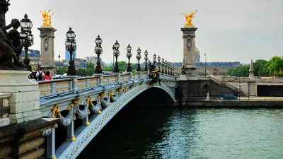 Мост Александра III. Описание, фото и видео, оценки и отзывы туристов.  Достопримечательности Парижа, Франция.