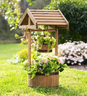 Картинки по запросу декоративный мостик на даче своими руками | Wishing  well garden, Outdoor landscaping ideas front yard, Backyard flowers beds