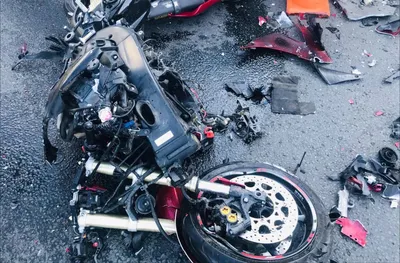 Мотоциклист влетел в Audi и скончался под Воронежем