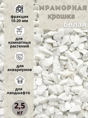 Крошка мраморная декоративная «Белый лёд», 10 кг по цене 455 ₽/шт. купить в  Кемерове в интернет-магазине Леруа Мерлен