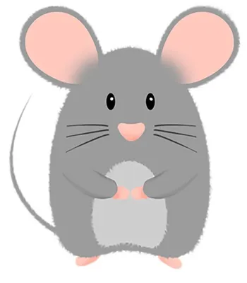 Мультяшная мышь рисунок - 62 фото