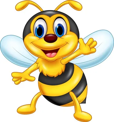 Нарисованные мультяшные пчелы - 71 фото