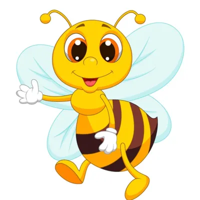 Пейзаж с мультяшными пчелами на цветочной поляне суте мультяшные пчелы  мультяшные пчелы на цветке | Премиум векторы