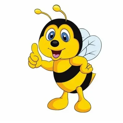 Мультяшная забавная пчела | Премиум векторы