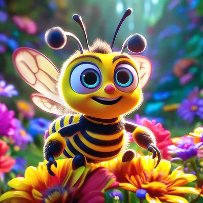 три мультяшные пчелы которые стоят вместе, картинка медоносных пчел фон  картинки и Фото для бесплатной загрузки