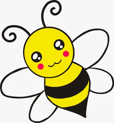 Просмотреть иллюстрацию Пчелка из сообщества русскоязычных художников  автора Andryuha1981 в стилях: 2D, Game Dev,… | Милые рисунки, Рисунки пчел,  Мультяшные рисунки