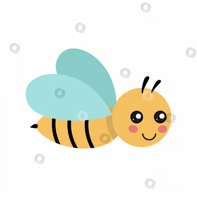 Рисунок смешная пчелка - 80 фото