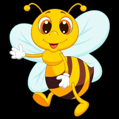 Пчелка смешная рисунок - 89 фото