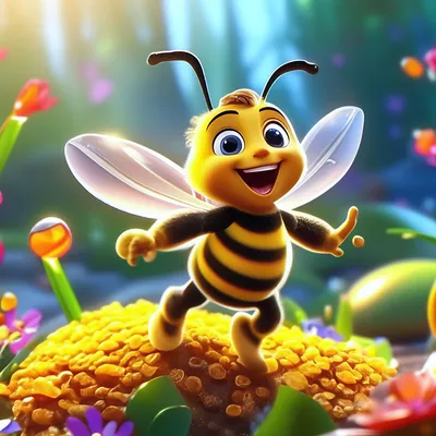 Картинки пчелы прикольные - 75 фото