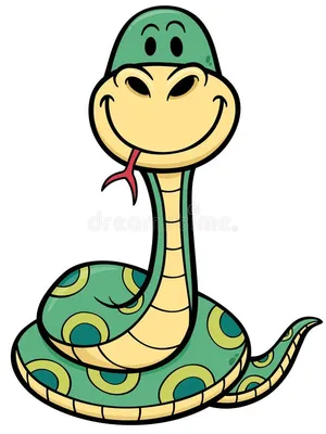 Мультяшный Зеленый Змеиный На Ветвь — стоковая векторная графика и другие  изображения на тему Змея - Змея, Дерево, Комикс - iStock