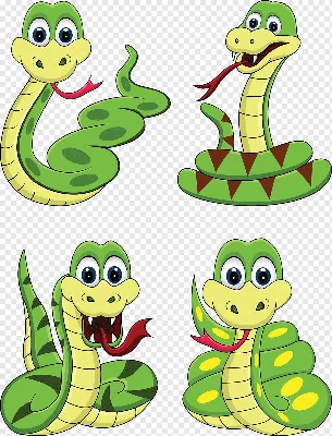 Мультфильм змея | Премиум векторы