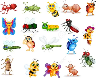 Клипарт насекомые (69 фото) » Рисунки для срисовки и не только