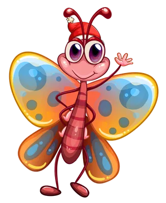 Скачать обои насекомые, мультяшные, insects, cartoon разрешение 640x960  #227181