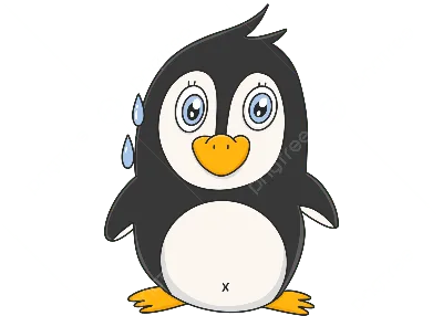 пингвин Мультяшный пингвин животное Южный полюс PNG , Penguin здесь,  ледяной, Ручной росписью PNG картинки и пнг рисунок для бесплатной загрузки