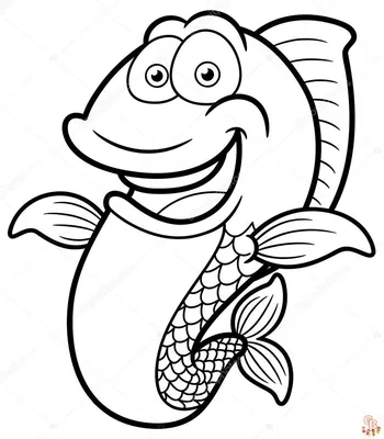 Мультяшная рыбка с большими красивыми глазами клипарт PNG , прекрасный,  картинки рыбы, прекрасный PNG картинки и пнг рисунок для бесплатной загрузки