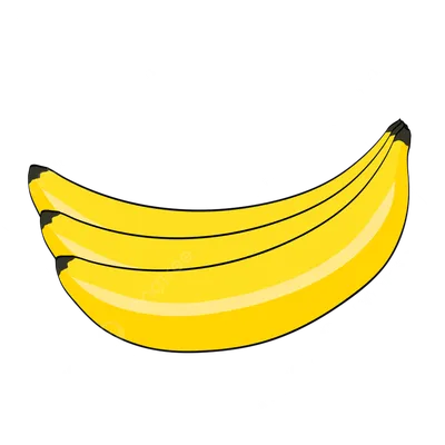 Арт минималистик мультяшный банан на…» — создано в Шедевруме