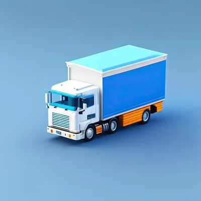 Cartoon Box Truck 1 3D Model $10 - .max .obj .fbx .3ds .c4d - Free3D