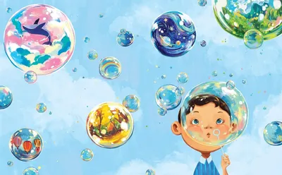 Мыльные пузыри картинки для детей фотографии