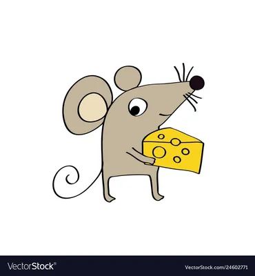 Мышь с сыром рисунок - 53 фото