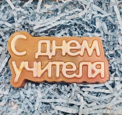 Пластиковая форма \"С Днем Учителя\" (надпись)