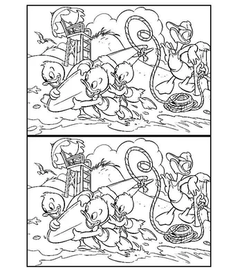 Раскраска Найди отличия | Раскраски из мультфильма Рататуй (Ratatouille)