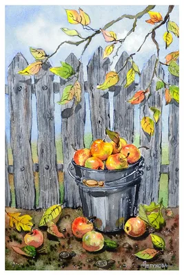 Рисунки на тему осень красивые и легкие (48 фото) » рисунки для срисовки на  Газ-квас.ком