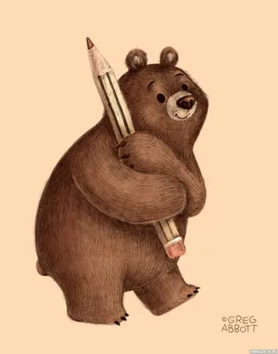 Ручной Нарисованный Медведь Для Вашего Дизайна Концепции Дикой Природы —  стоковая векторная графика и другие изображения на тему Медведь - iStock