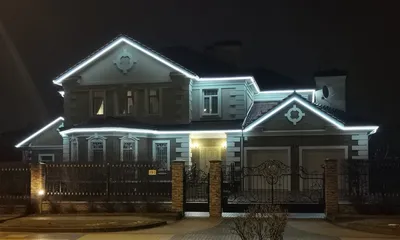 Фасадное освещение загородного дома. Тезисно - hauzez.com