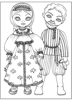САМОЕ ВАЖНОЕ: БУМАЖНЫЕ КУКЛЫ АНЯ И ВАНЯ. КОСТЮМЫ НАРОДОВ МИРА | Бумажные  куклы, Винтажные бумажные куклы, Куклы