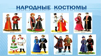 Национальные костюмы народов россии картинки фото